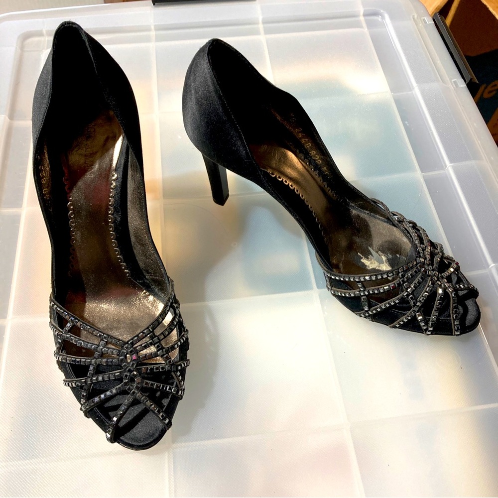 Giorgio Armani Vintage Rhinestone Heels 36